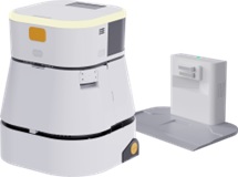 業務用清掃ロボット CLEINBOT 本体とドック